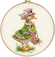 Вышивка ВК-083 Стильная уточка Вышивка ВК-083 Стильная уточка