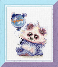 Вышивка ВК-059 Панда с шариком Вышивка ВК-059 Панда с шариком