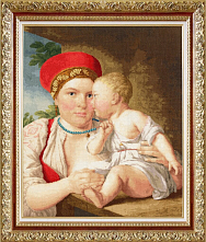 Вышивка МК-059 Кормилица с ребёнком