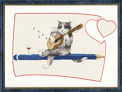 Вышивка ВК-027 Нота сердца Вышивка ВК-027 Нота сердца