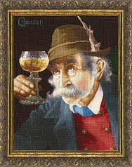 Вышивка МК-114 Ценитель вин Вышивка МК-114 Ценитель вин