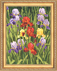 Вышивка ЛЦ-021 Садовые ирисы Вышивка ЛЦ-021 Садовые ирисы